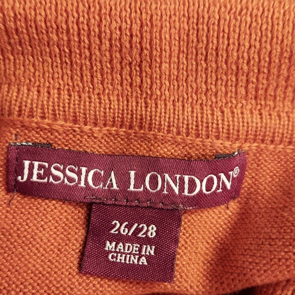 Jessica London's Rust Cowl Neck Tunic - Picture 5 of 6